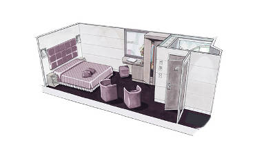 Interna Yacht Club YIN Cabine Interna Yacht Club YIN Cabine