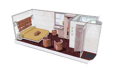 Interna Yacht Club YIN Cabine Interna Yacht Club YIN Cabine