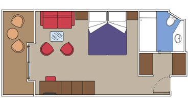 Suite Yacht Club YC1 Planta Suite Yacht Club YC1 Planta