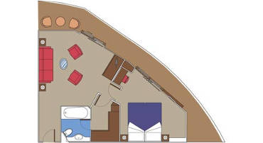 Suite Yacht Club YC3 Planta