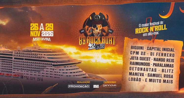 Cruzeiro 89 Rock Boat
